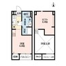 Pleiades長瀬 1Rの間取り