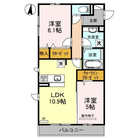 間取り図 アコルデ西岩田