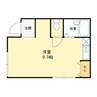 メゾン藤阪 1Rの間取り