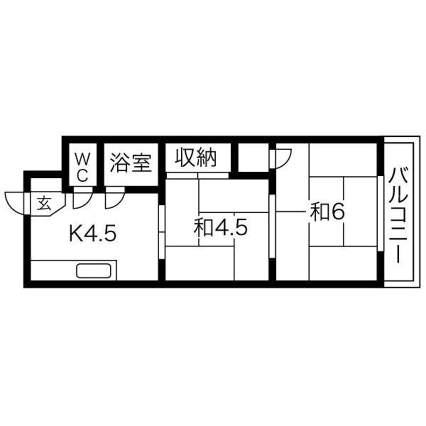 間取図 サンコート小澤