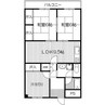 アバンティH・F 3LDKの間取り