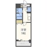 Cozy CourtⅢ 1Kの間取り