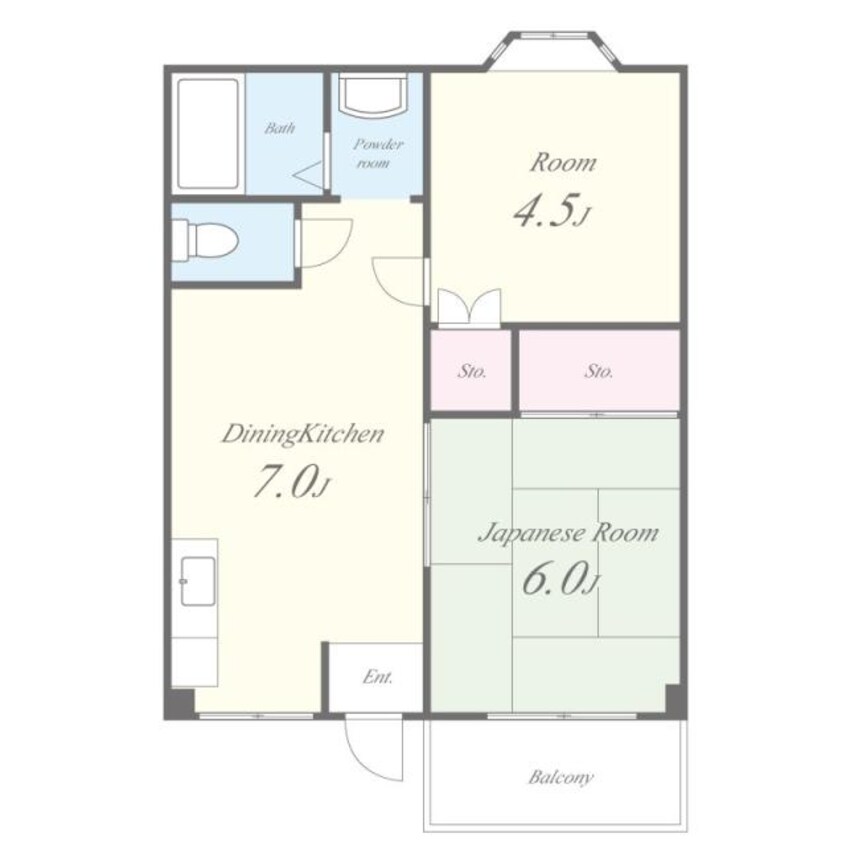 間取図 クローバーハイツ