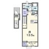 アルドーレⅢ 1Rの間取り
