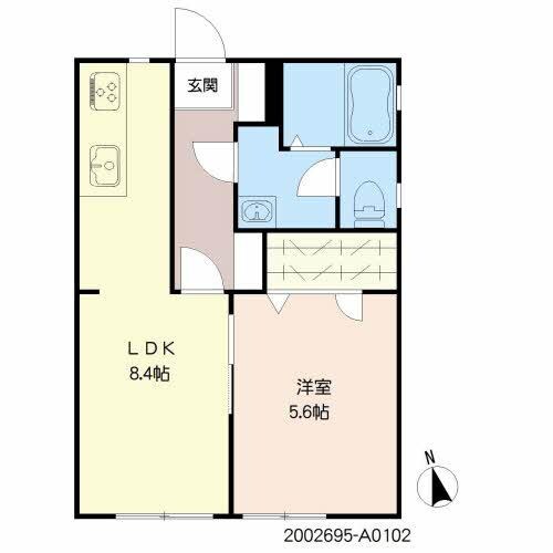 間取り図 アネックス鍋島Ａ棟
