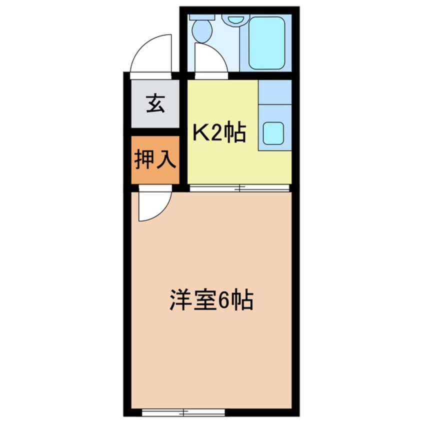 間取図 栗林ハイツ