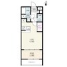 Ark Residence　西田代 1LDKの間取り