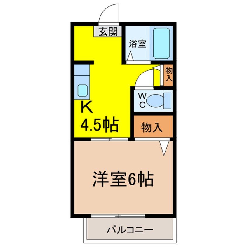 間取図 Ｖｉｖｒｅ２１　A棟