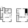 江口借家 1LDKの間取り