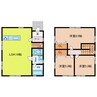 多布施タウンハウス　C 3LDKの間取り