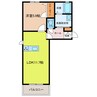 シャーメゾンオオタ 1LDKの間取り
