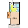 古川マンション 1Kの間取り