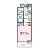 ハイド　リアン 1Kの間取り