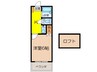 パレスチサン 1Kの間取り