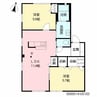 リブレＫ 2LDKの間取り