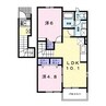 ラパヌイ 2LDKの間取り
