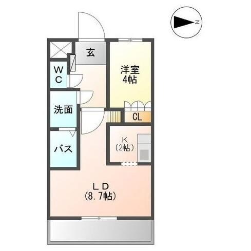 間取り図 エクセルハイムあしかり