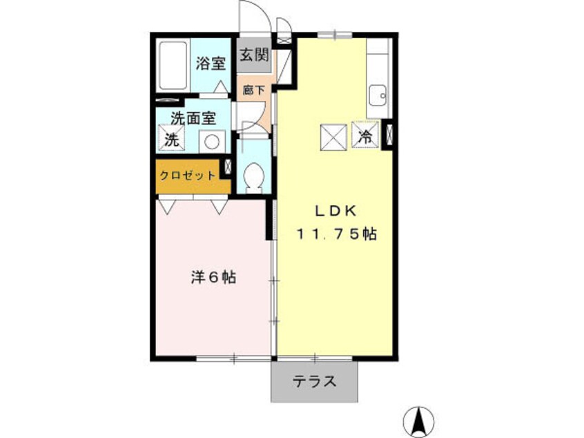 間取図 メゾンドソレイユ