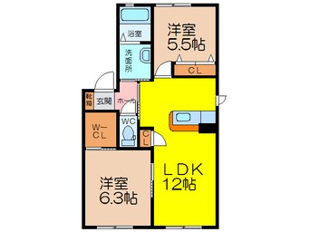 間取図 ラ　シエロ