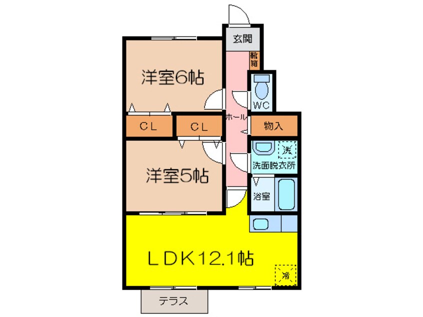 間取図 ラディエール