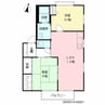 ビブレ高木 2LDKの間取り