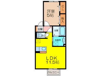 間取図 シャトレ夢咲