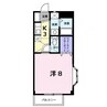 ロータスビレジ二番館 1Kの間取り