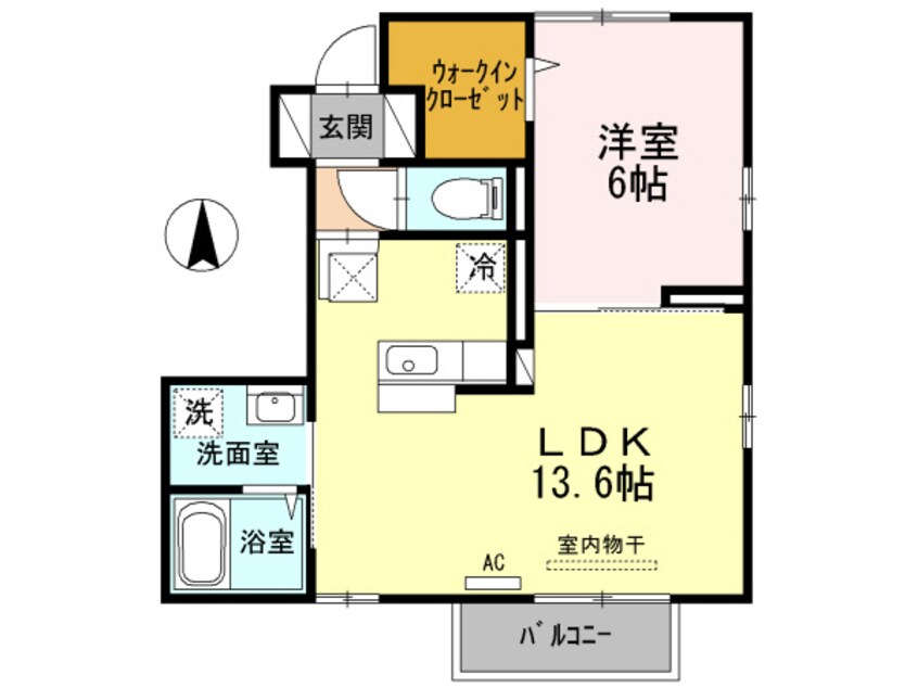 間取図 ペリドット12　壱番館