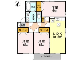 間取図 シャルマンハウス兵庫南