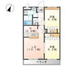 グランチェスタ・ロイヤルメゾン 2LDKの間取り
