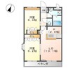 グランチェスタ・ロイヤルメゾン 2LDKの間取り