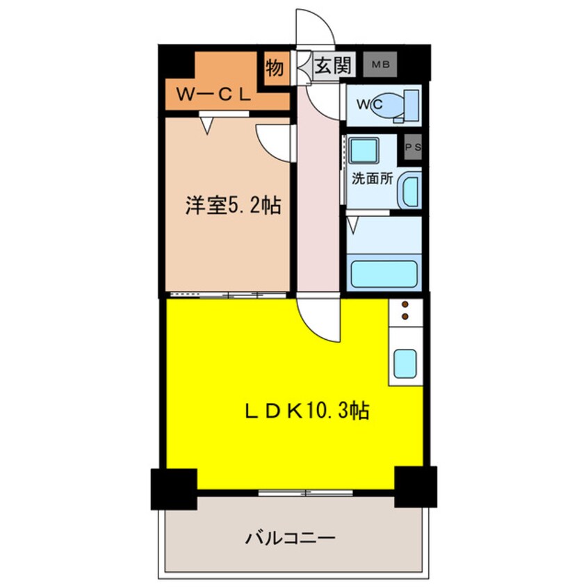 間取図 ブランシェ駅南