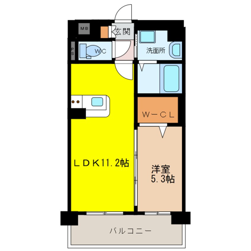 間取図 アクアチェントロ