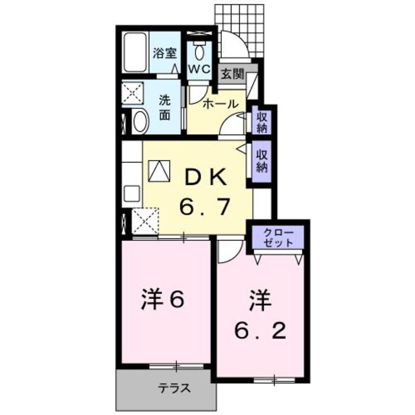 間取図 ラフレシールⅣ