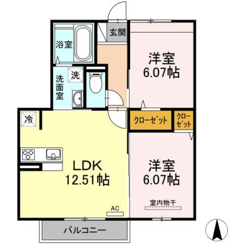 間取図 プリマベーラ桜岡公園