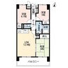 グレイス医大南パークサイド 3LDKの間取り