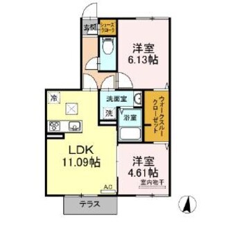 間取図 リアンヴェールコセ