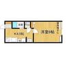 B-life本庄 1Kの間取り