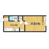 B-life本庄 1Kの間取り