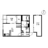 NEXUS Residental Square 1LDKの間取り