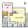 カーサ・グランデ 2LDKの間取り