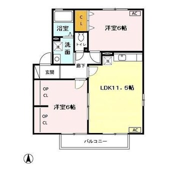 間取図 アウルスコート