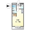 グリーンハイム本庄 1Rの間取り
