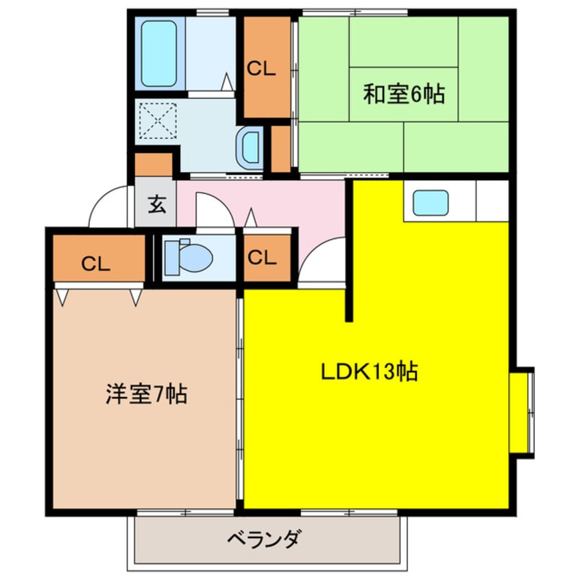間取図 ＮＥＳＴ　Ⅱ