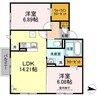 グランメゾン 2LDKの間取り