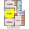 ディアコート 3DKの間取り