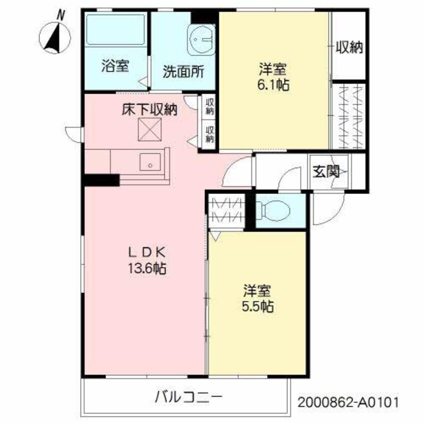 間取図 シャーメゾンロータス　Ａ棟