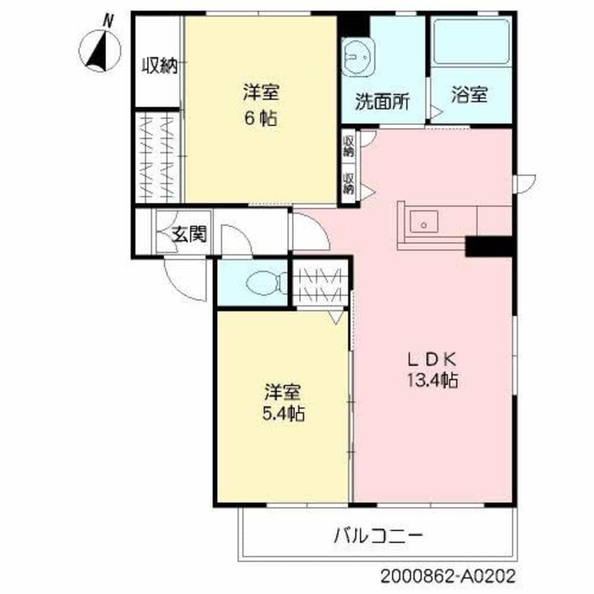間取図 シャーメゾンロータス　Ａ棟