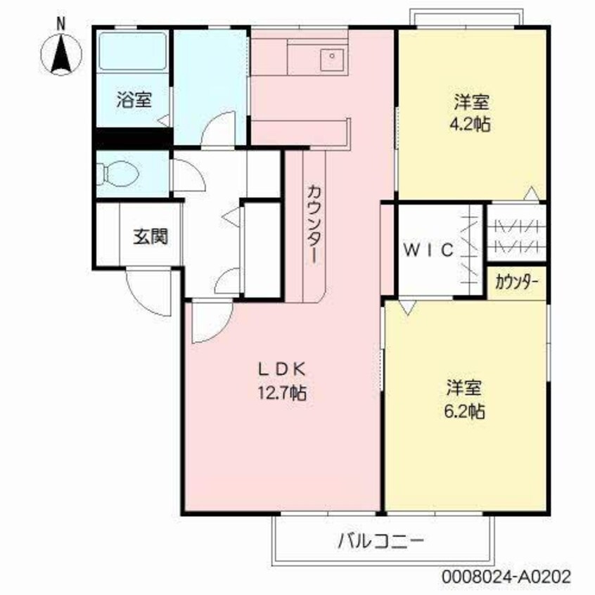 間取図 ファミール赤松Ⅱ