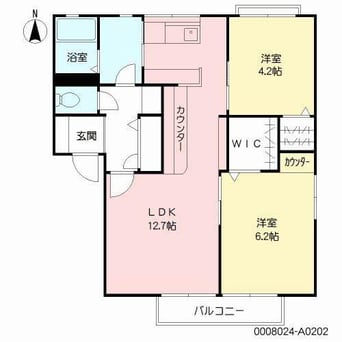 間取図 ファミール赤松Ⅱ